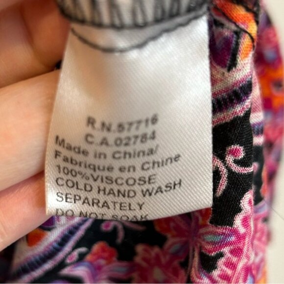 Papillon Sleeveless A-line Pattern Dress - Picture 4 of 6